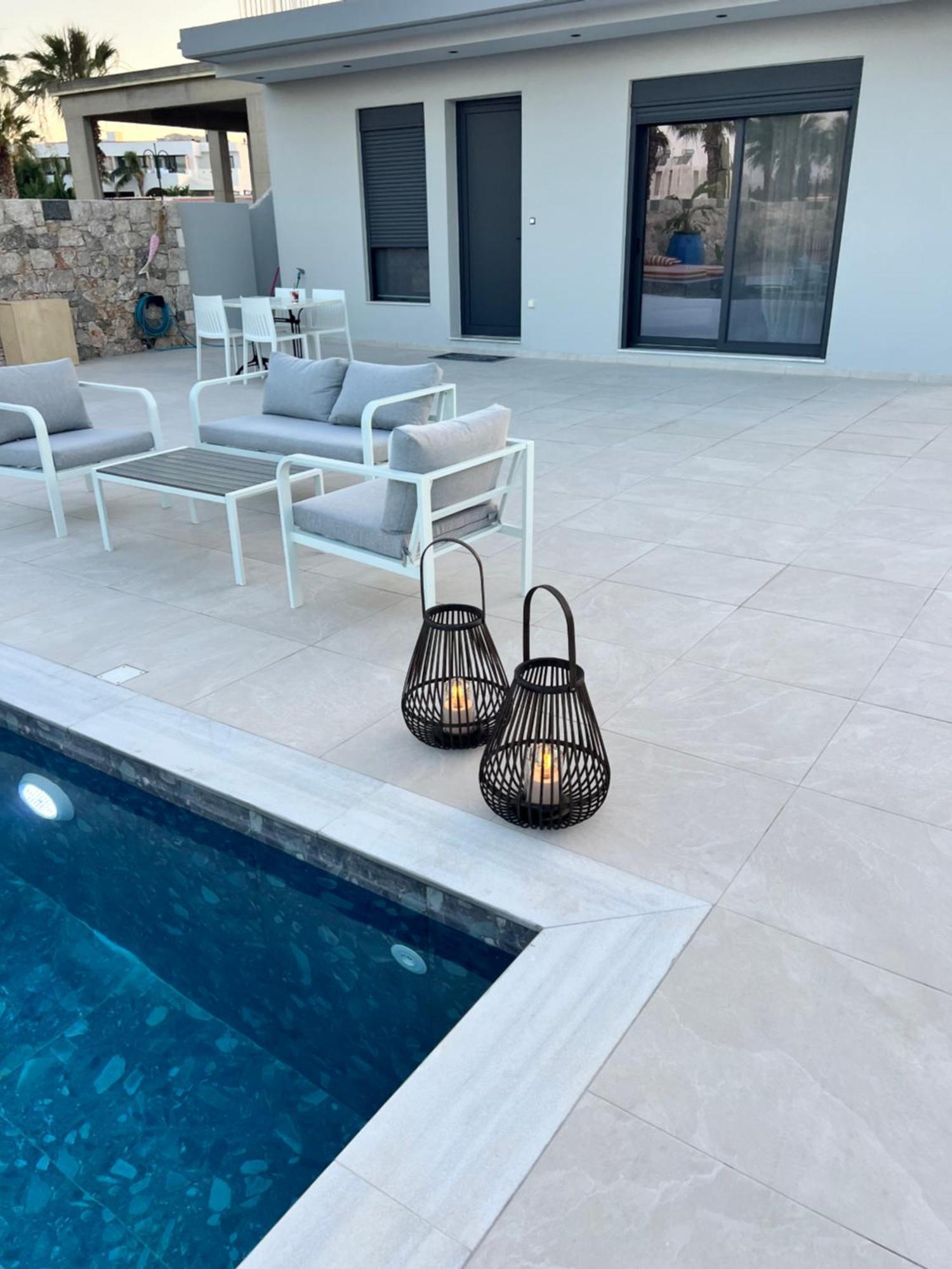פליראקי Cora May Central Villa With Private Pool 200M To The Beach מראה חיצוני תמונה